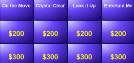 jeopardy style game
